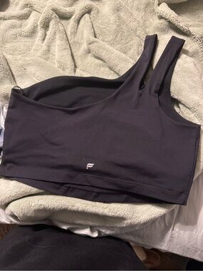 Fabletics Black Athletic Sports Bra with Double Straps